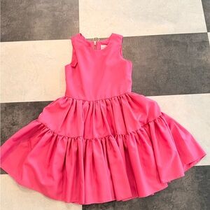 Zoe Ltd Vibrant Pink Dress with Gold Zipper